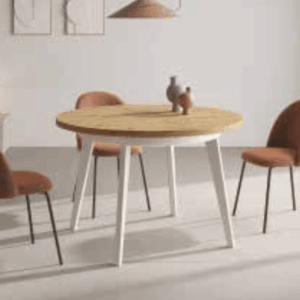 Mesa Redonda de Patas Metálicas